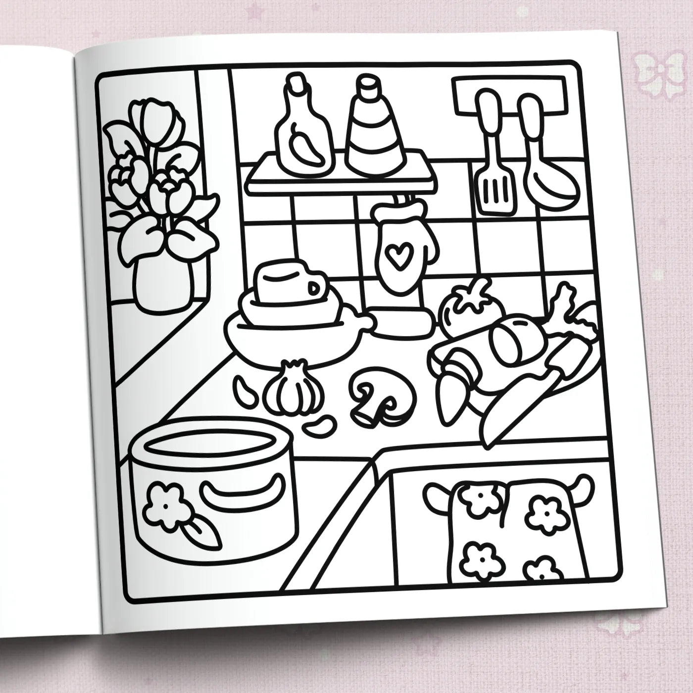 Kolorowanka „Jedzenie, napoje i słodkości”