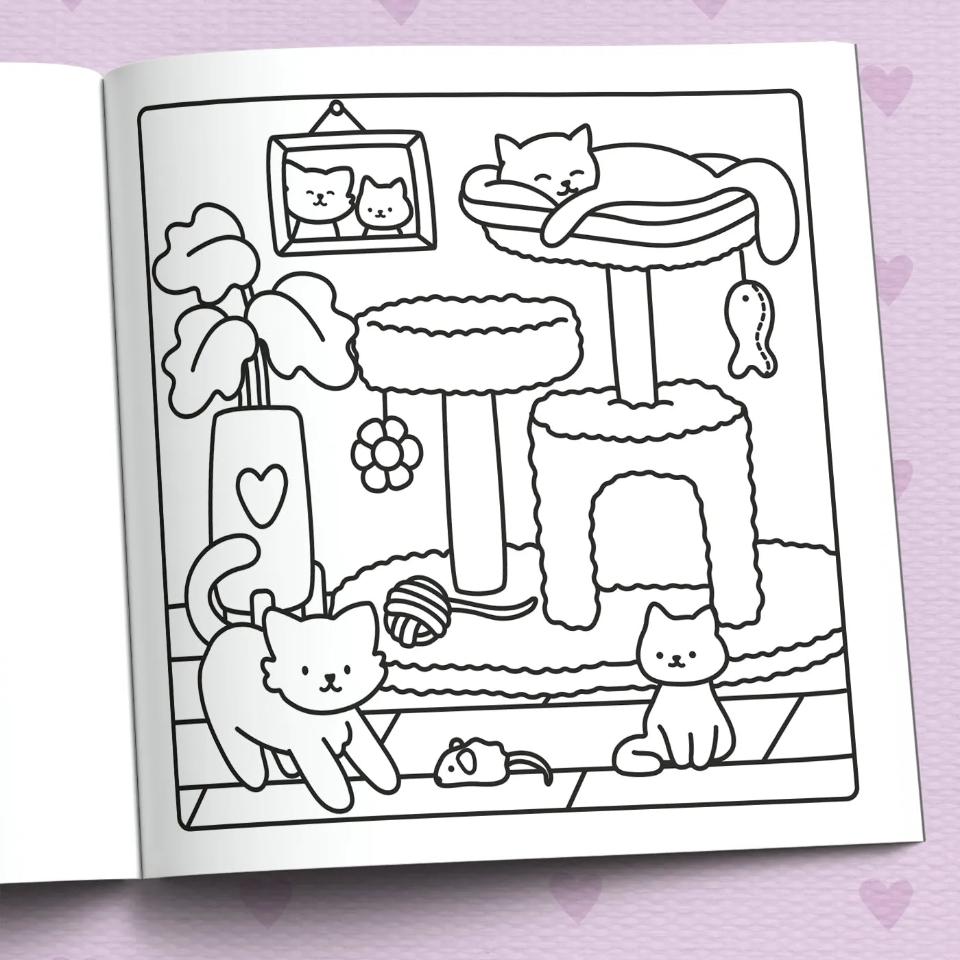 Kolorowanka „Kocie chwile”