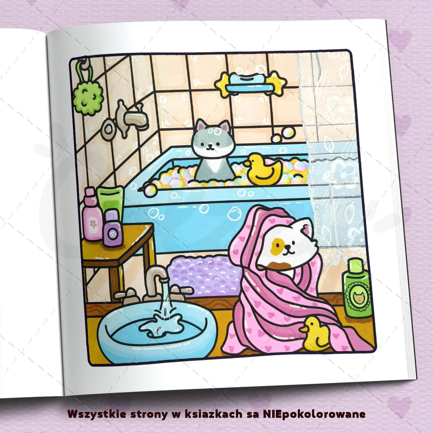 Kolorowanka „Kocie chwile”