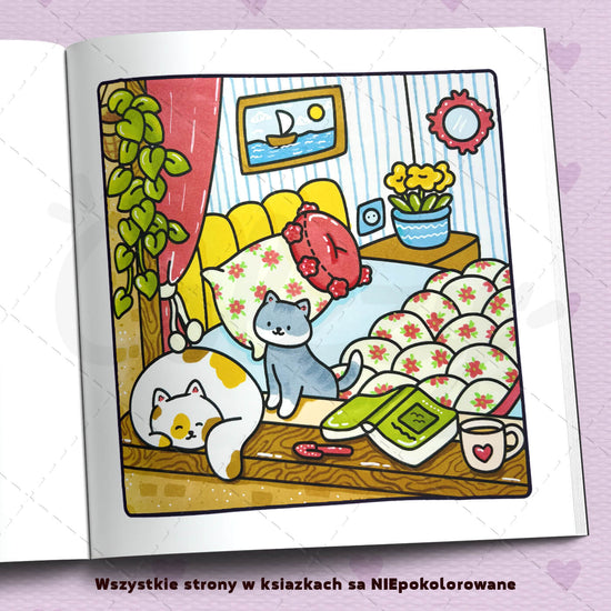 Kolorowanka „Kocie chwile”