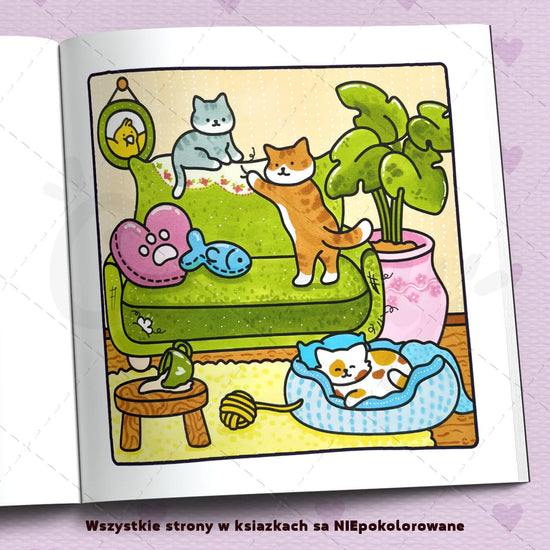 Kolorowanka „Kocie chwile”