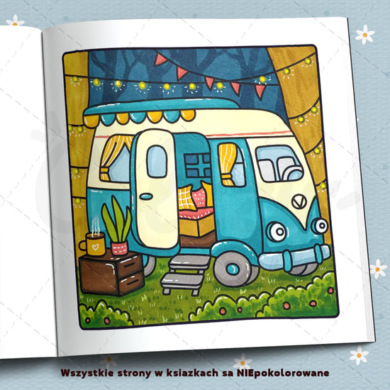 Kolorowanka „Przytulne zakątki”